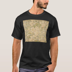 Alphonse Mucha Peonies Peony Roses Fawn 1897 T-Shirt