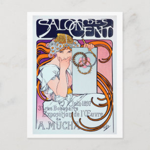 Alphonse Mucha Postcard