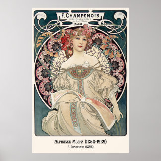 Alphonse Mucha Poster | Art Nouveau Gallery Print