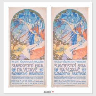 Alphonse Mucha Poster for Sokol Festival (1926)