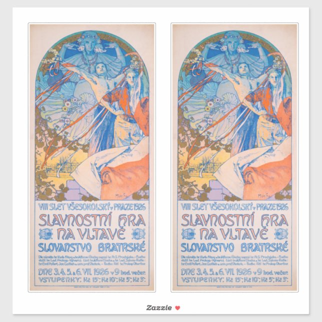 Alphonse Mucha Poster for Sokol Festival (1926) (Sheet)