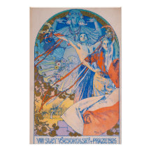 Alphonse Mucha Poster for Sokol Festival (1926)