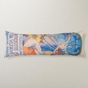 Alphonse Mucha Poster for Sokol Festival (1926) Body Cushion