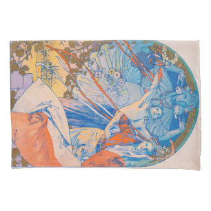 Alphonse Mucha Poster for Sokol Festival (1926) Pillowcase