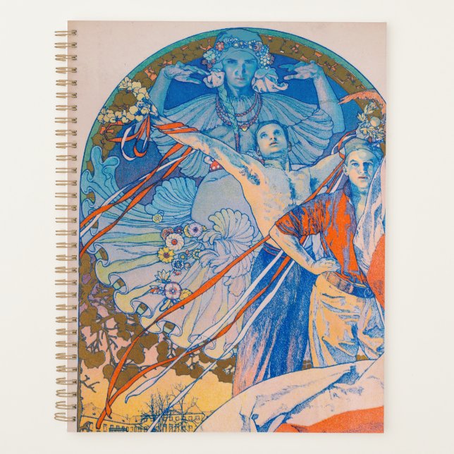 Alphonse Mucha Poster for Sokol Festival (1926) Planner (Front)