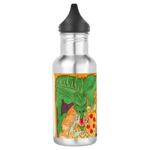 Alphonse Mucha Prince and Dragon 532 Ml Water Bottle