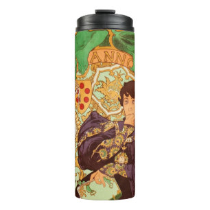 Alphonse Mucha Prince and Dragon Thermal Tumbler