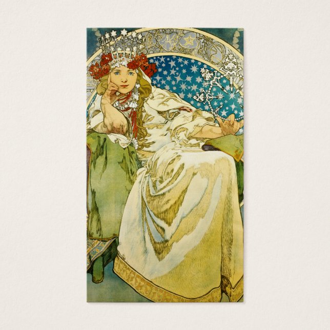 Alphonse Mucha Princess Hyacinth Art Nouveau (Front)