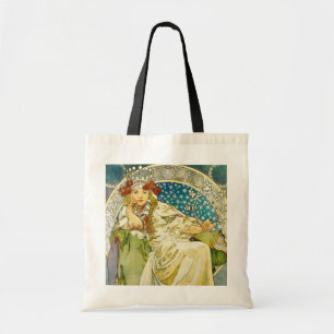 Alphonse Mucha Princess Hyacinth Art Nouveau Tote Bag