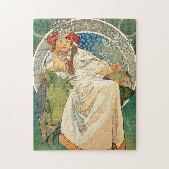 Alphonse Mucha Princess Hyacinth Jigsaw Puzzle (Vertical)