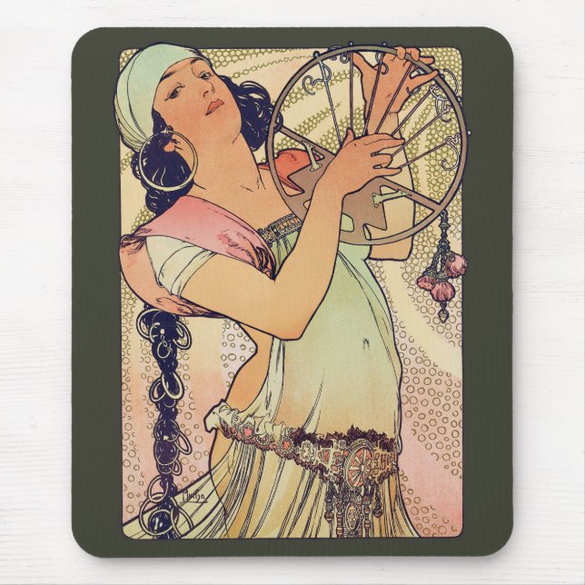 Alphonse Mucha , "Salome" Mouse Mat (Front)