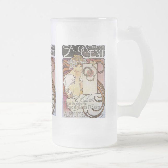 Alphonse Mucha Salon des Cent Mug (Right)