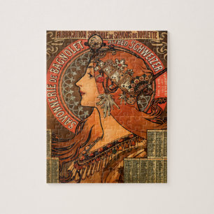 Alphonse Mucha Soap Factory 1897 Jigsaw Puzzle
