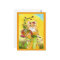 Alphonse Mucha spoof cute cat Spring postcard