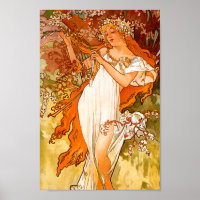 Alphonse Mucha Spring