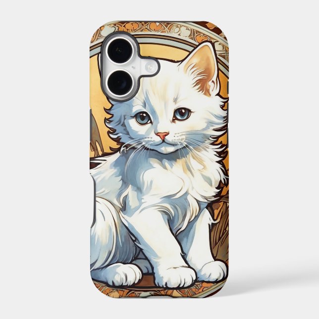 Alphonse Mucha Style Cat (Back)
