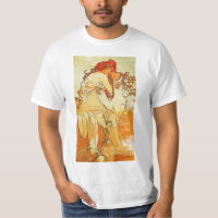 Alphonse Mucha Summer T-shirt