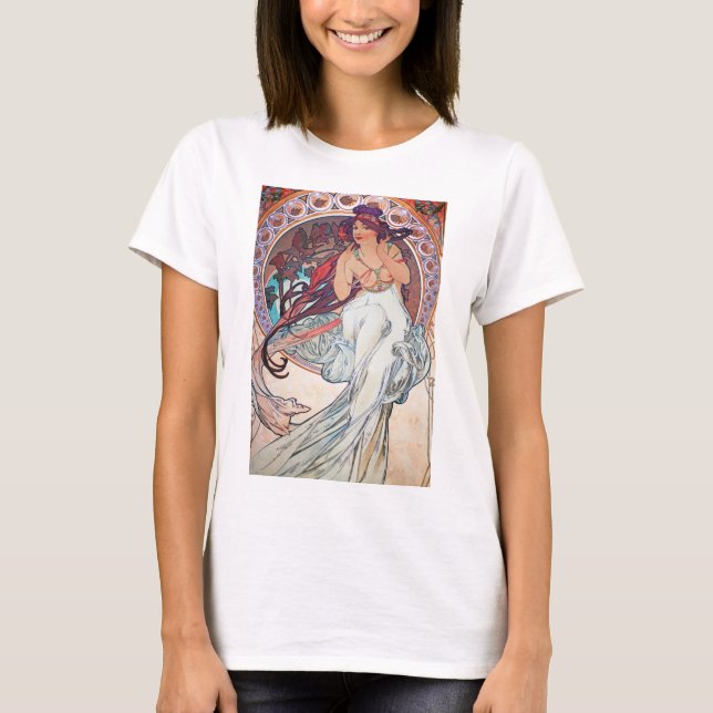 Alphonse Mucha T-Shirt (Front)