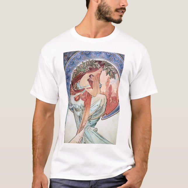 Alphonse Mucha T-Shirt (Front)