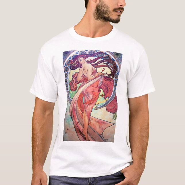 Alphonse Mucha T-Shirt (Front)