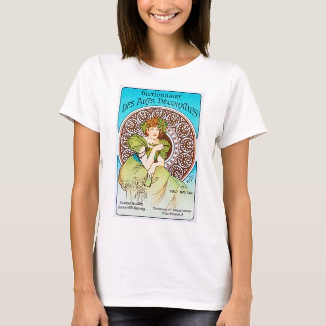 Alphonse Mucha T-Shirt (Front)