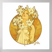 Alphonse Mucha - The Flowers