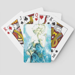Alphonse Mucha The Moon Playing Cards