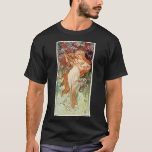 Alphonse Mucha, The Seasons (1896) Spring T-Shirt