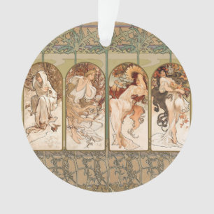 Alphonse Mucha The Seasons 1897 Art Nouveau Ornament