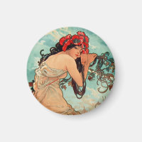 Alphonse Mucha, The Seasons, Summer (1896) 