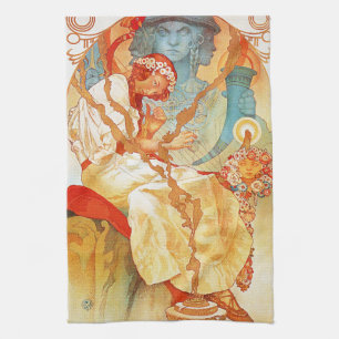 Alphonse Mucha The Slav Epic Kitchen Towel