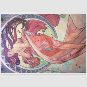 Alphonse Mucha Tissue Paper