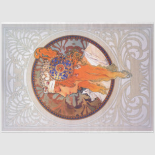Alphonse Mucha Tissue Paper