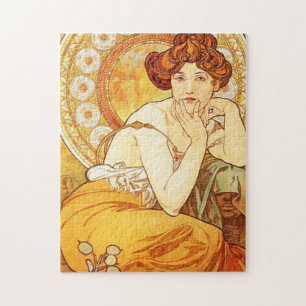 Alphonse Mucha Topaz Puzzle