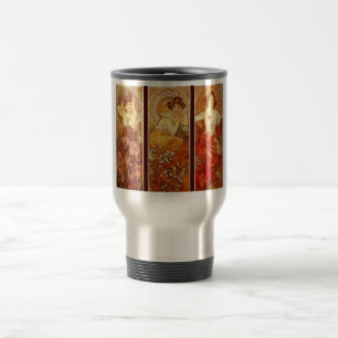 Alphonse Mucha Travel Mug