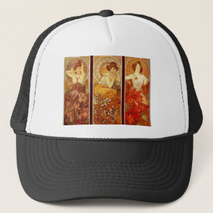 Alphonse Mucha Trucker Hat