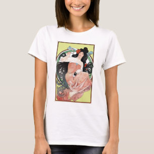 Alphonse Mucha Victorian Art Nouveau T-Shirt
