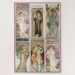 Alphonse Mucha Women Jigsaw Puzzle