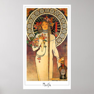 Alphonse Mucha Zedign Art Poster #134