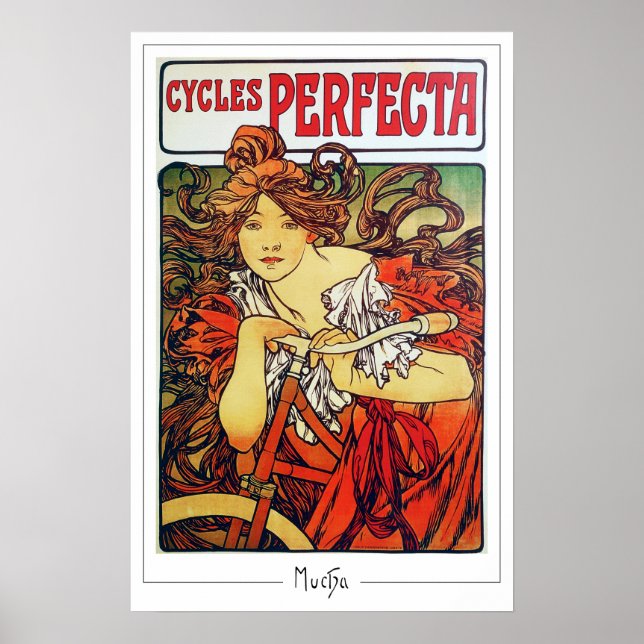 Alphonse Mucha Zedign Art Poster #140 (Front)
