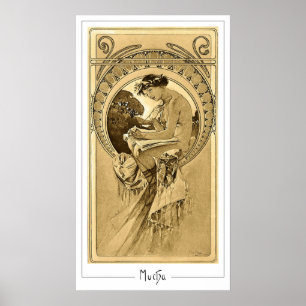 Alphonse Mucha Zedign Art Poster #161