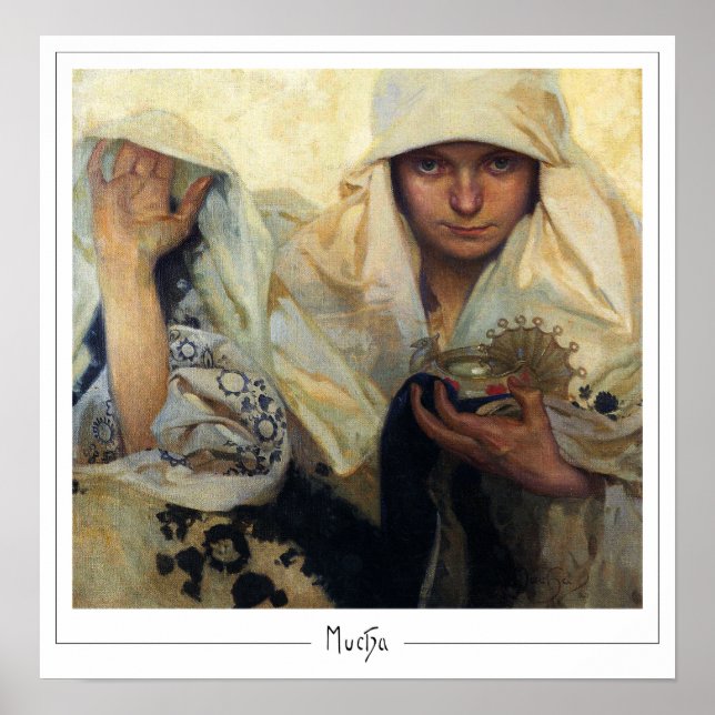 Alphonse Mucha Zedign Art Poster #207 (Front)