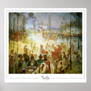 Alphonse Mucha Zedign Art Poster #208