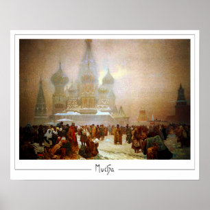 Alphonse Mucha Zedign Art Poster #216