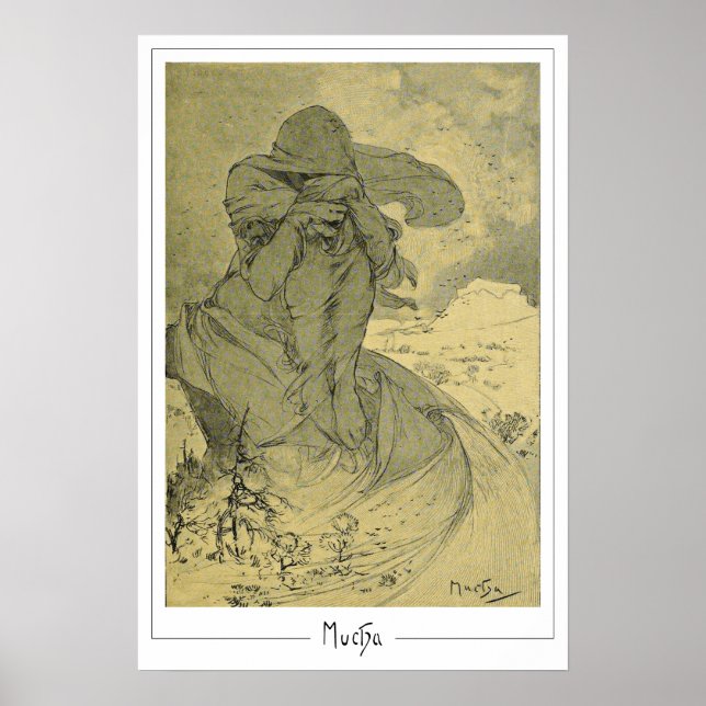 Alphonse Mucha Zedign Art Poster #237 (Front)