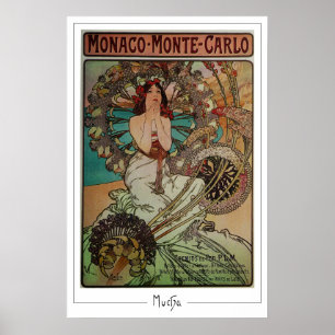 Alphonse Mucha Zedign Art Poster #262