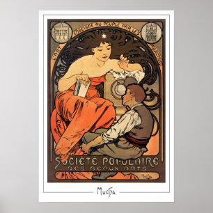 Alphonse Mucha Zedign Art Poster #266