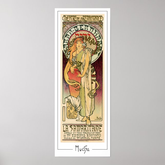 Alphonse Mucha Zedign Art Poster #329 (Front)