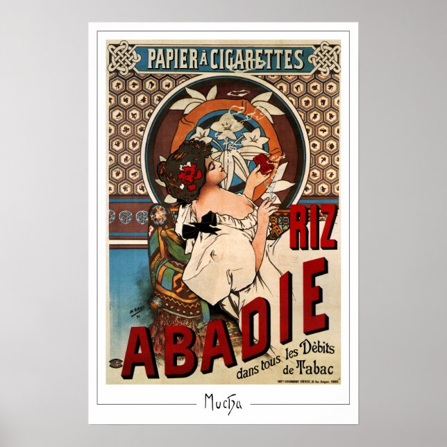 Alphonse Mucha Zedign Art Poster #339 (Front)