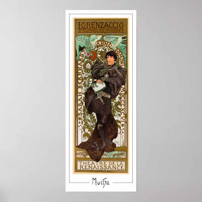 Alphonse Mucha Zedign Art Poster #371 (Front)